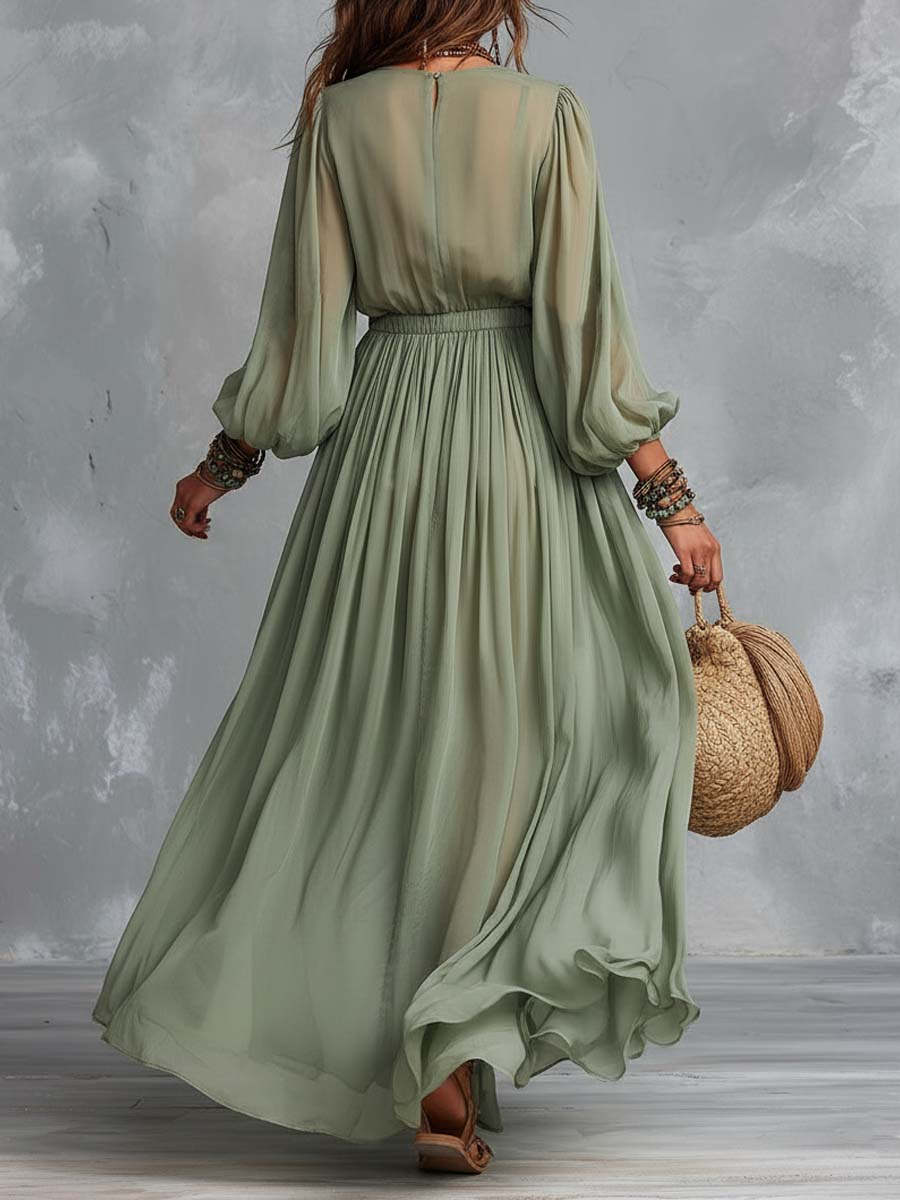 Marta | Vestido Maxi Bohemio