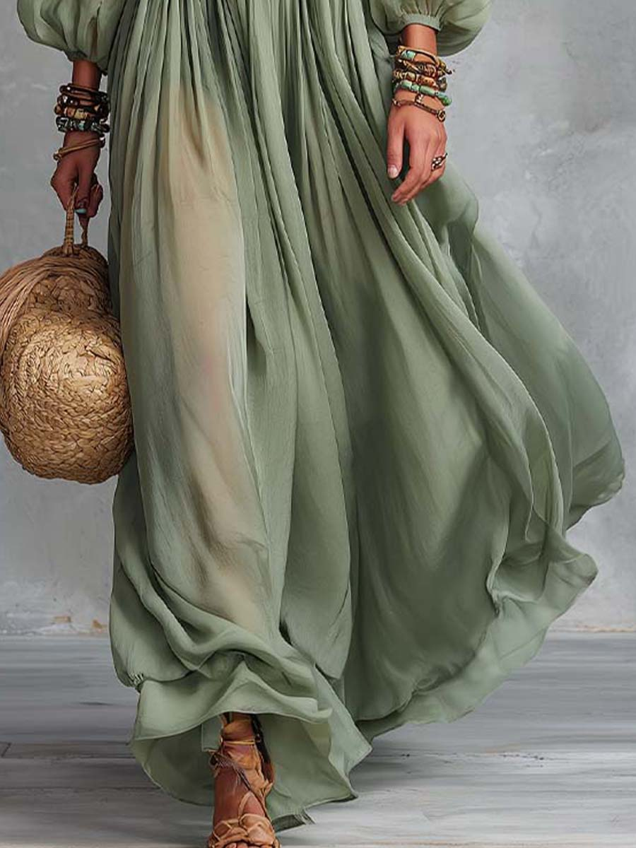 Marta | Vestido Maxi Bohemio