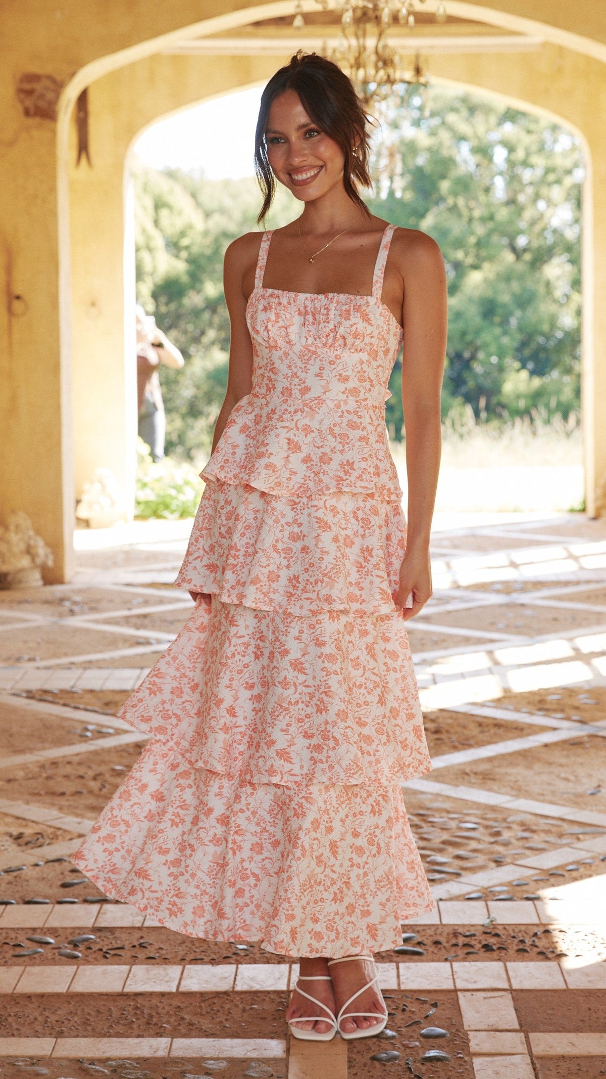 VERA | Vestido rosado floral