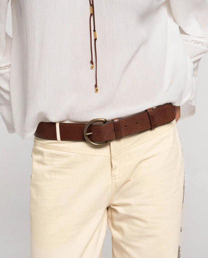 CEINTURE FIRST ROW · MARRON