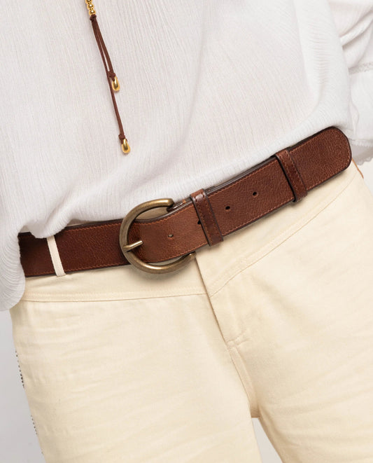 CEINTURE FIRST ROW · MARRON