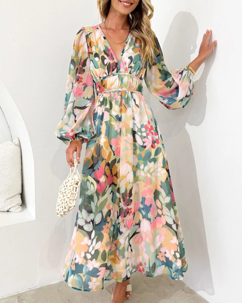 Celine | Vestido con Motivo Floral