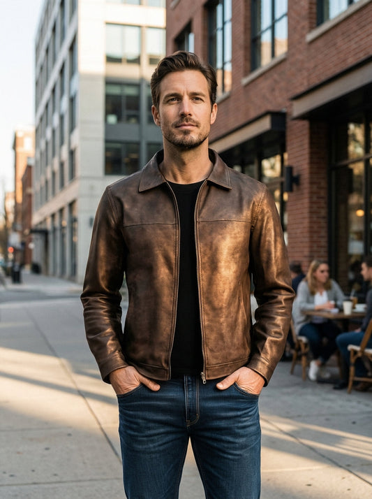 Enzo - Blouson col classique