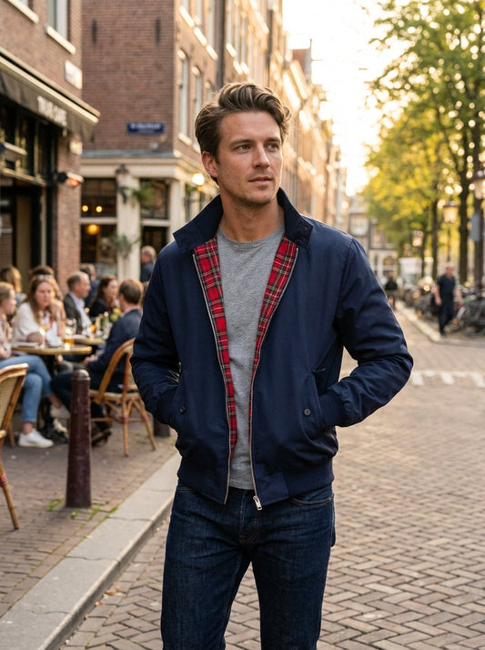 Eric - Blouson à Manches Nervurées