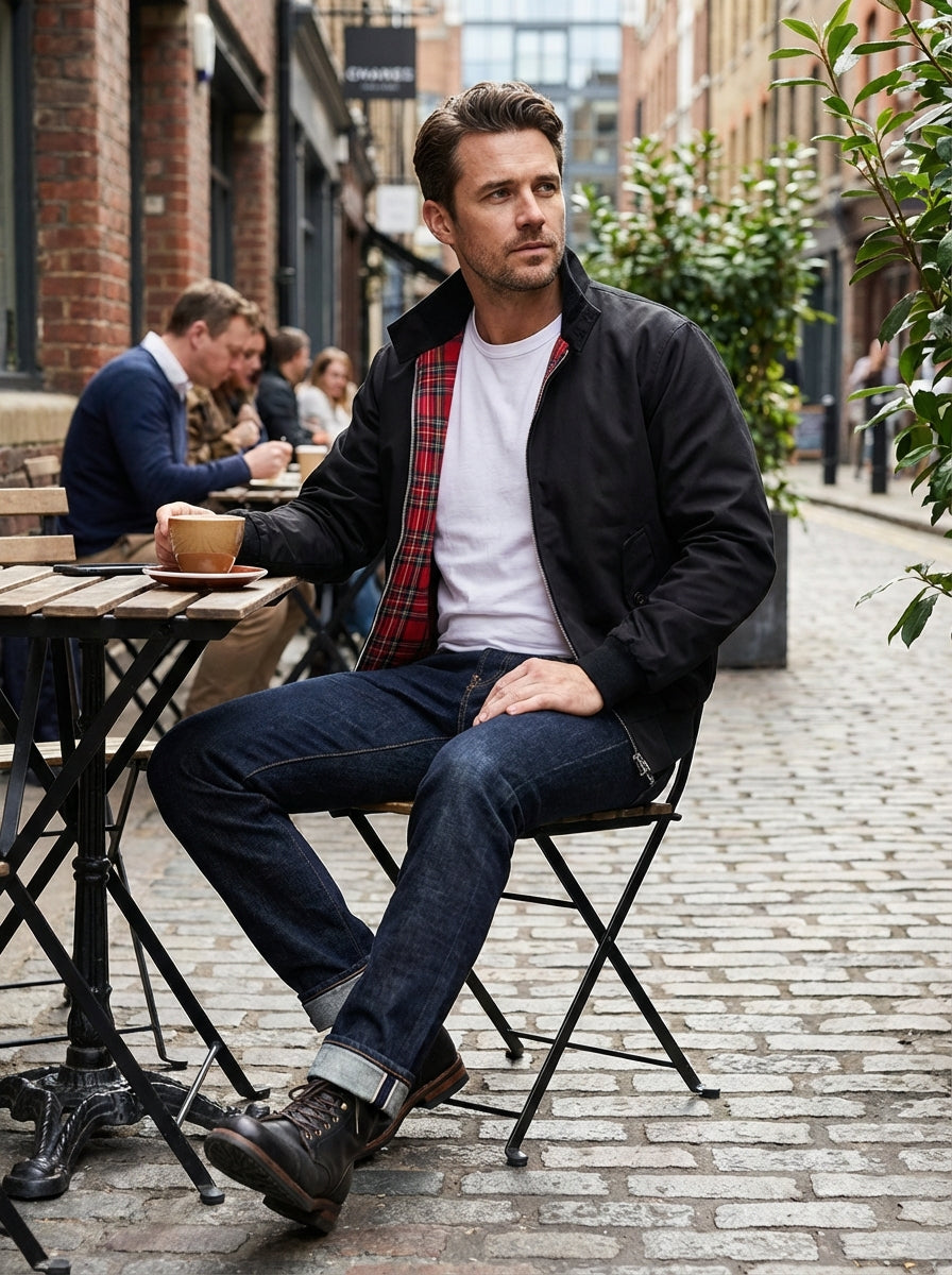 Eric - Blouson à Manches Nervurées
