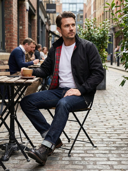 Eric - Blouson à Manches Nervurées