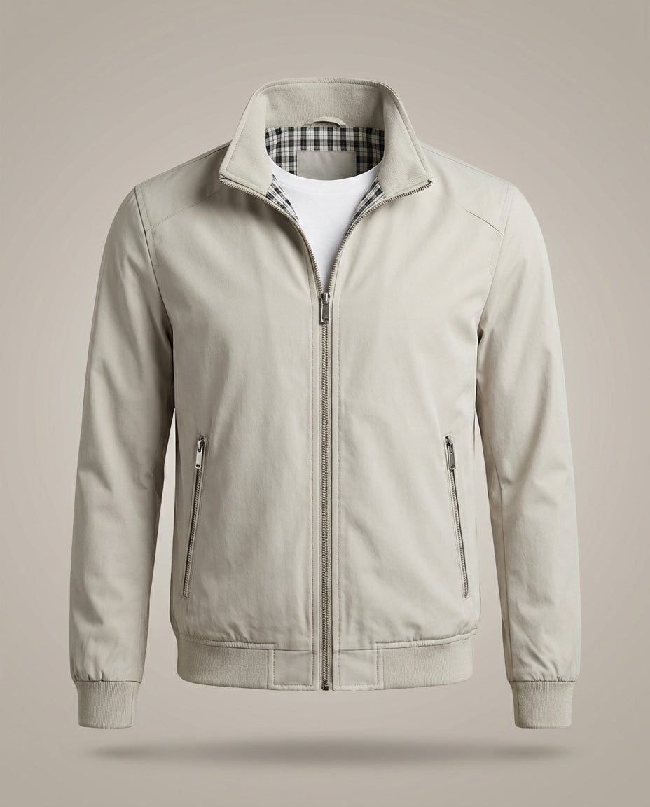 León - Chaqueta slim bolsillos con cremallera