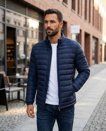 Nico - Chaqueta acolchada con cuello alzado