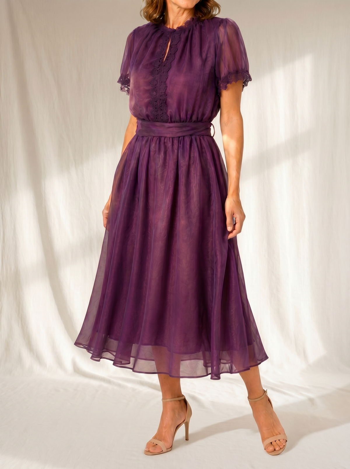 Flavia | Vestido con Escote de Gota