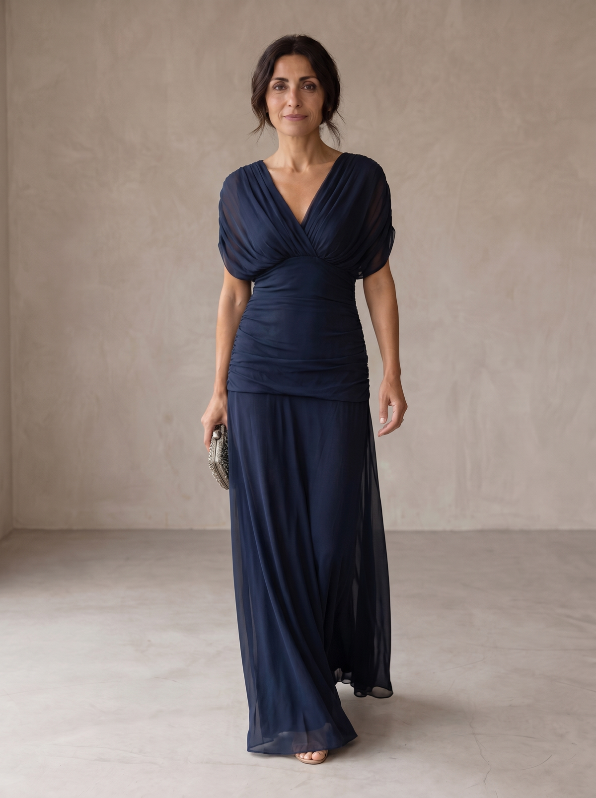 Avery | Robe bleue élégante