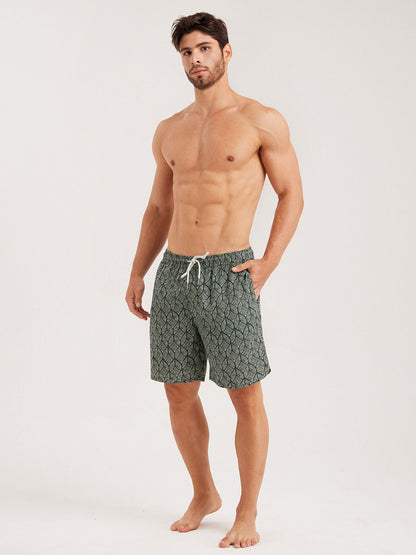 Hapnix® - Short de bain vert 7" pour homme
