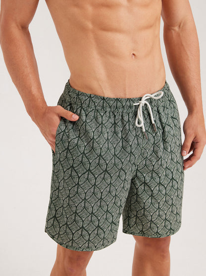 Hapnix® - Short de bain vert 7" pour homme