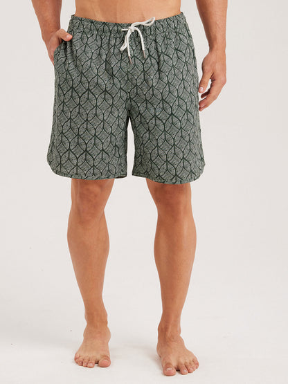Hapnix® - Short de bain vert 7" pour homme