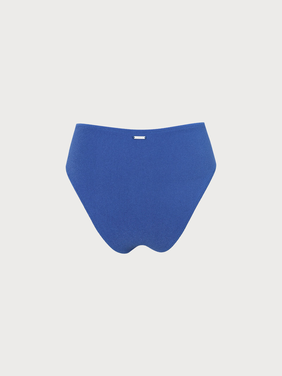 Bañador de Bikini de Cintura Media en Color Marino ECONYL®