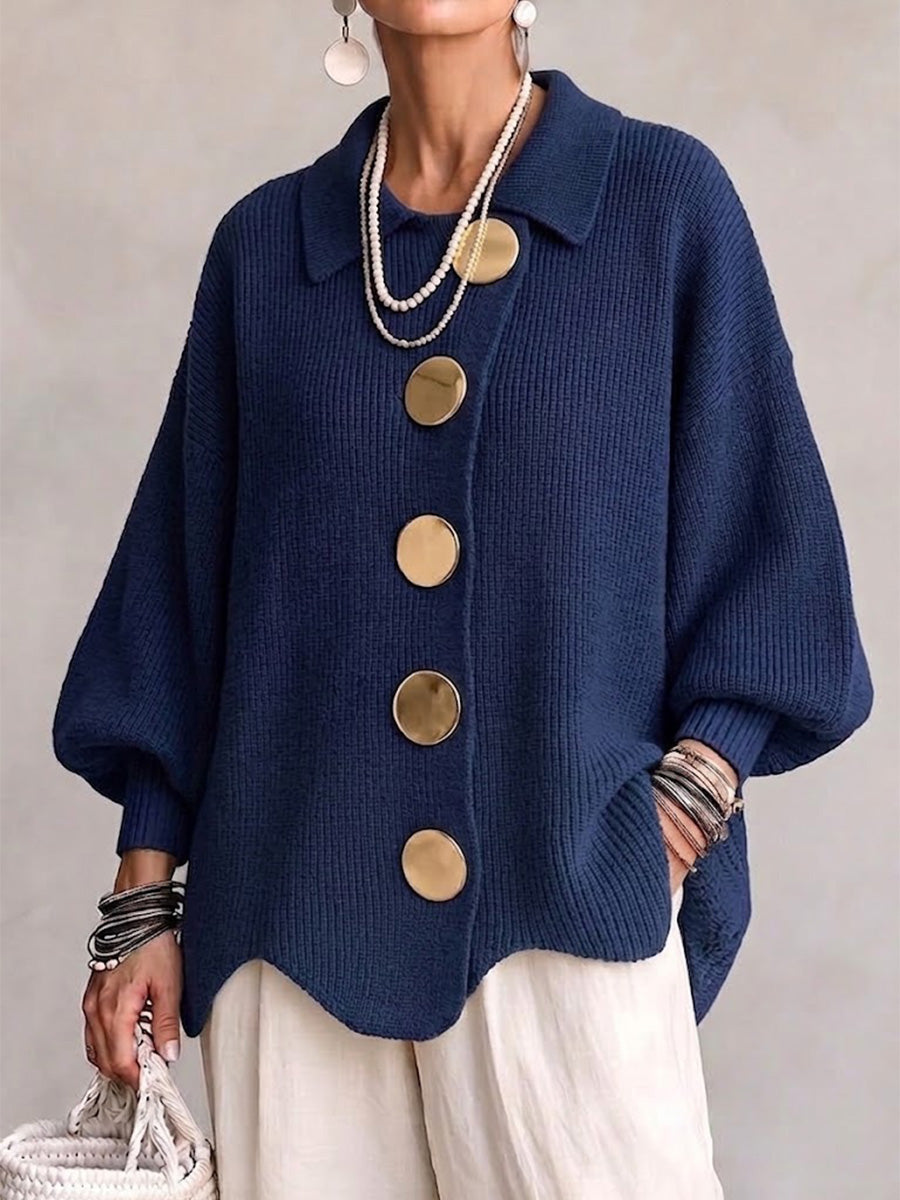 Victoria | Cardigan con botones dorados