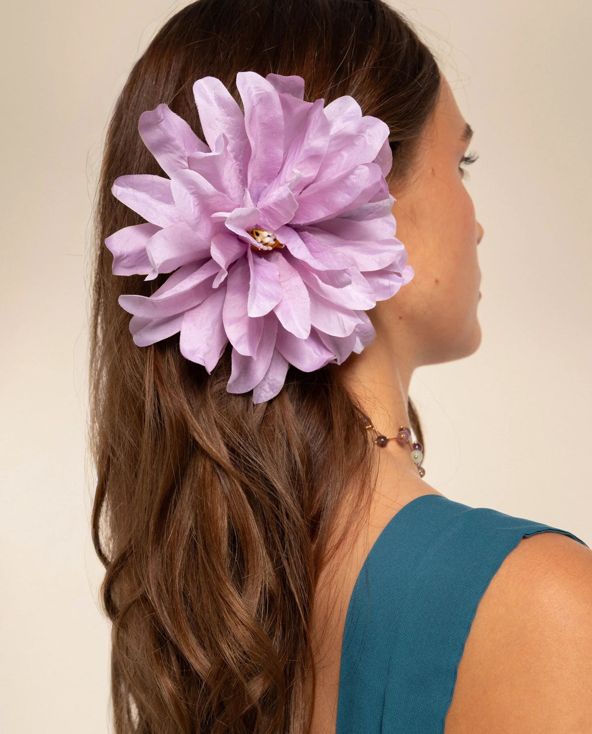 ÉPINGLE À CHEVEUX FLEUR · MAUVE
