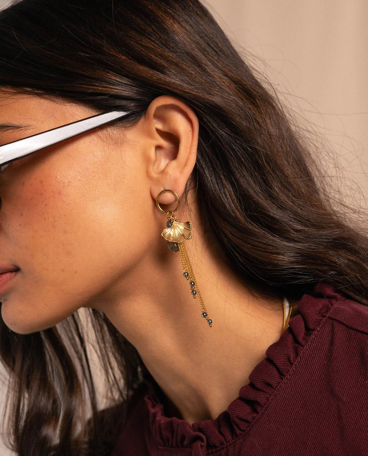 EARRINGS WEEKDAY · GOLD