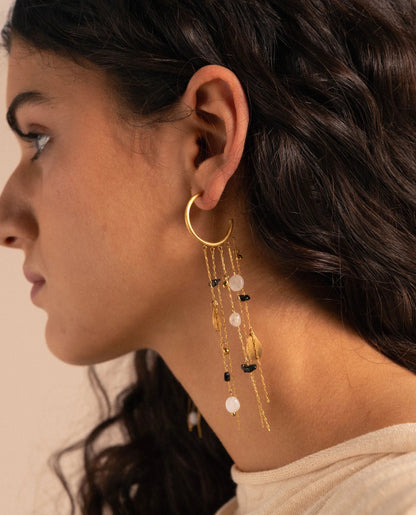 BOUCLES D'OREILLES GOLDEN DUST · DORÉ