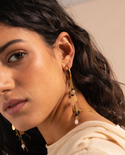 BOUCLES D'OREILLES GOLDEN DUST · DORÉ