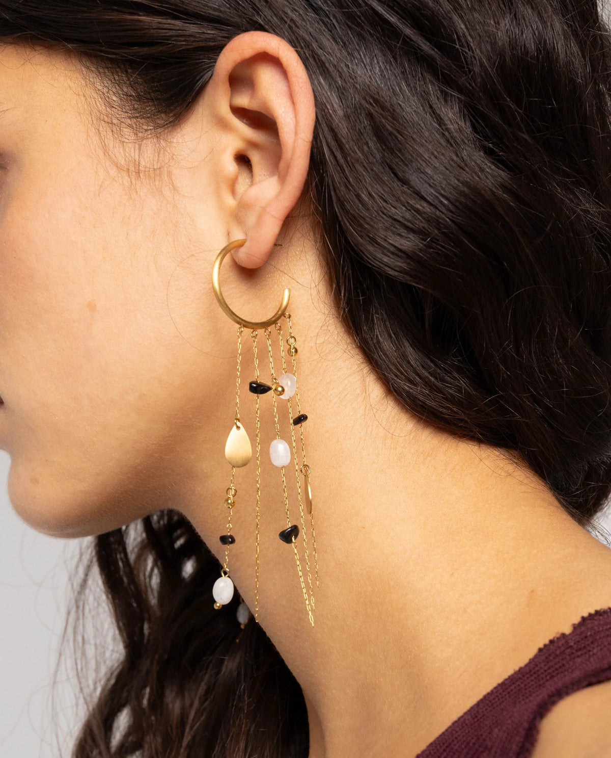 BOUCLES D'OREILLES GOLDEN DUST · DORÉ