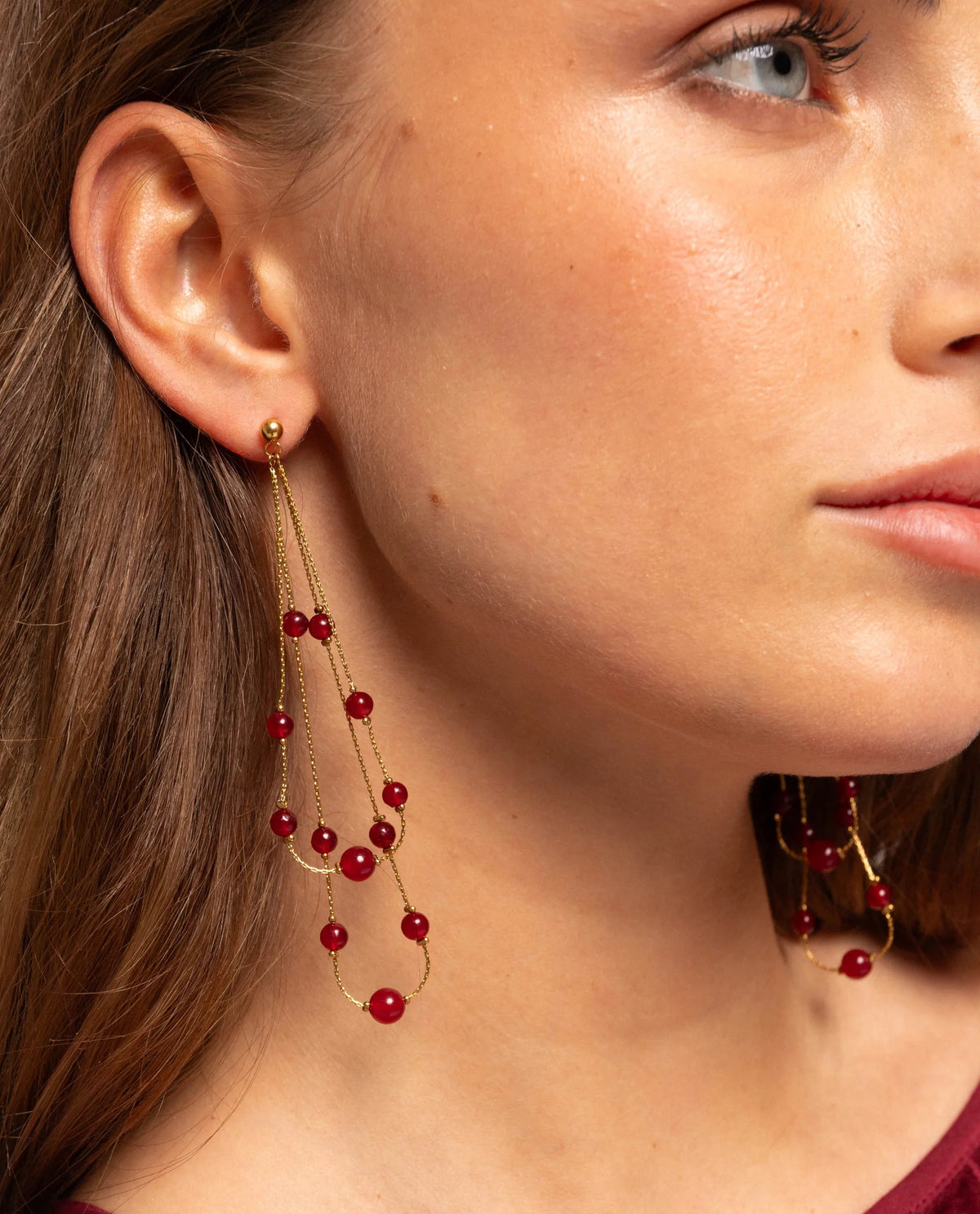 BOUCLES D'OREILLES KOS · CORALINE