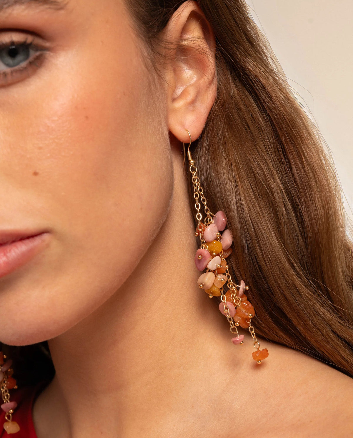 BOUCLES D'OREILLES NEBULA · TERRACOTTA