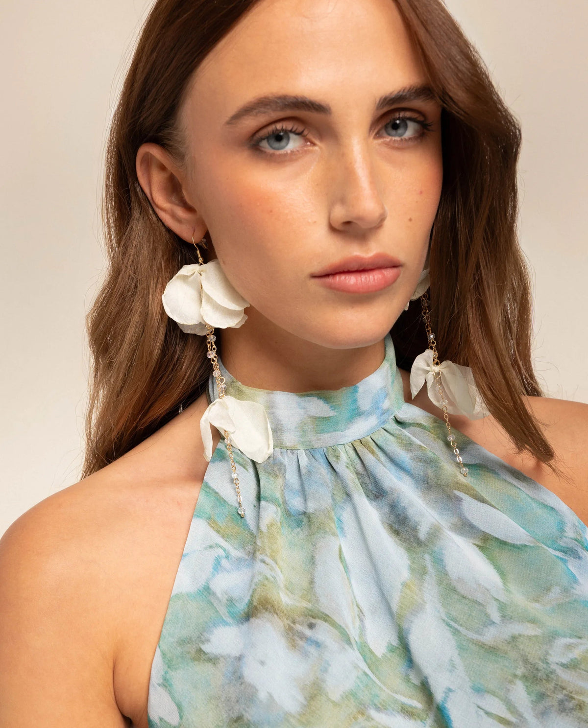 BOUCLES D'OREILLES ATTESA · BLANC