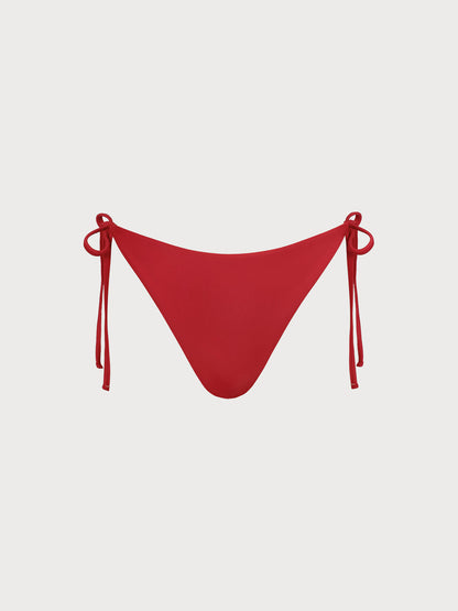 Bas de Bikini Réversible Rouge ECONYL®