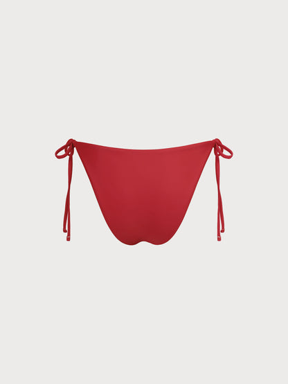 Bas de Bikini Réversible Rouge ECONYL®