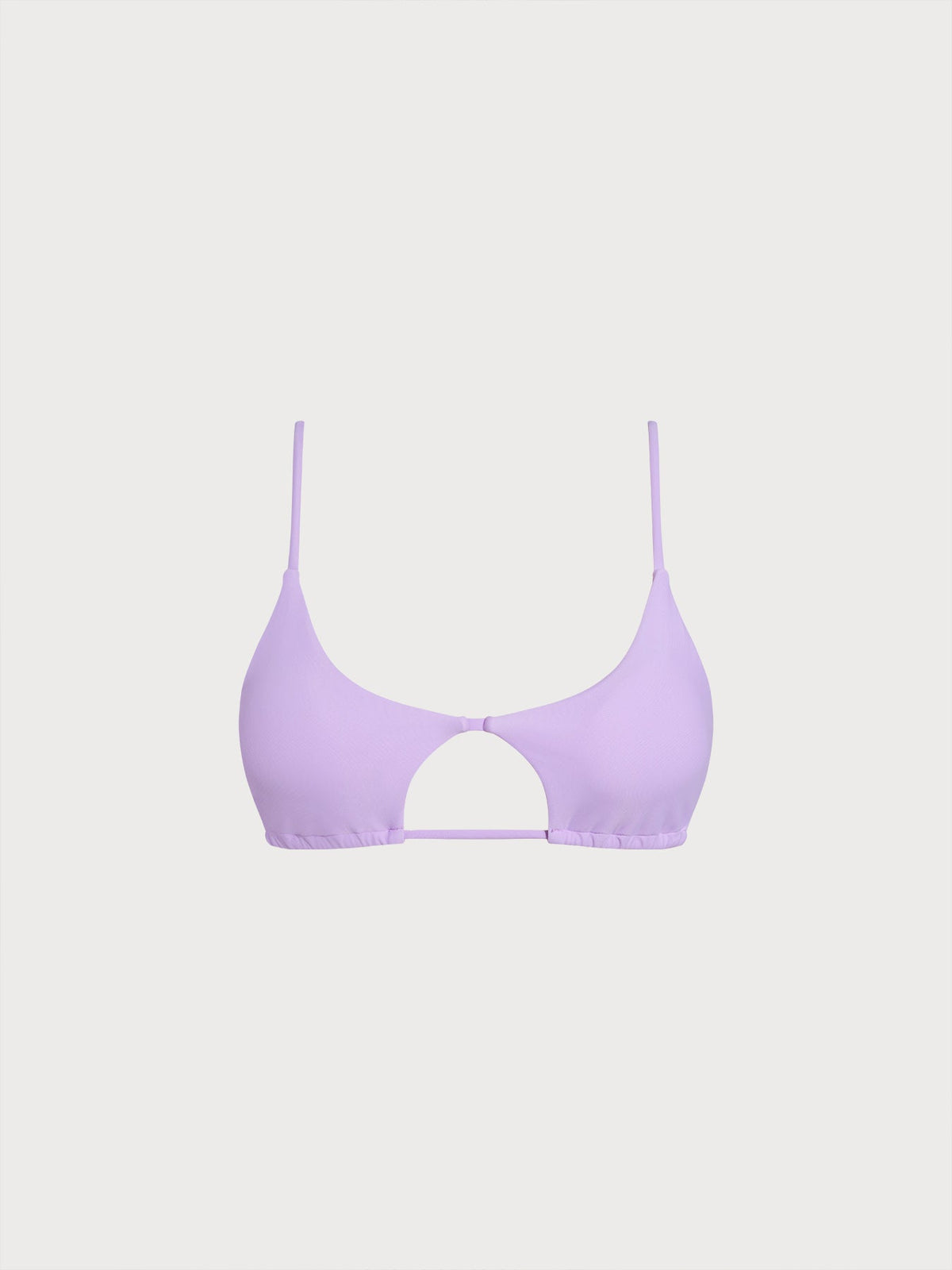 Soutien-gorge de bikini violet avec découpes ECONYL®