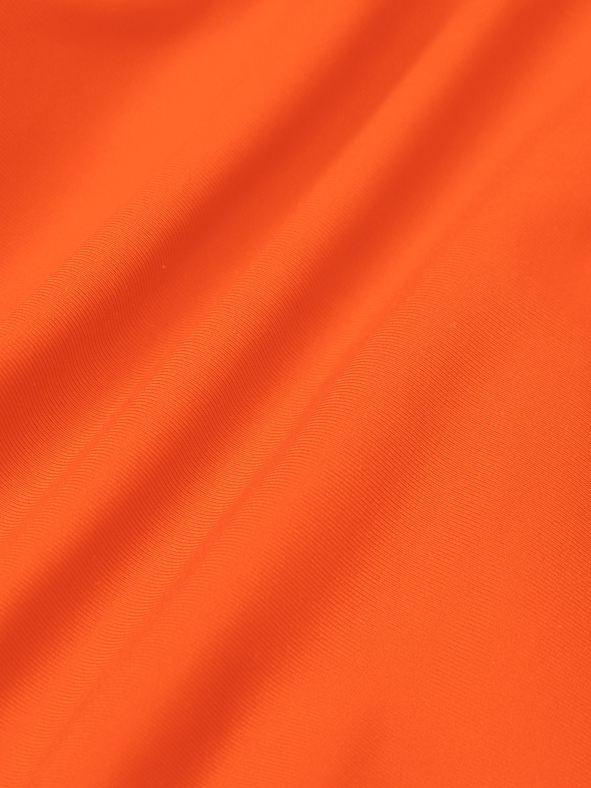 Haut de bikini orange à col en U en ECONYL®