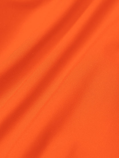 Haut de bikini orange à col en U en ECONYL®