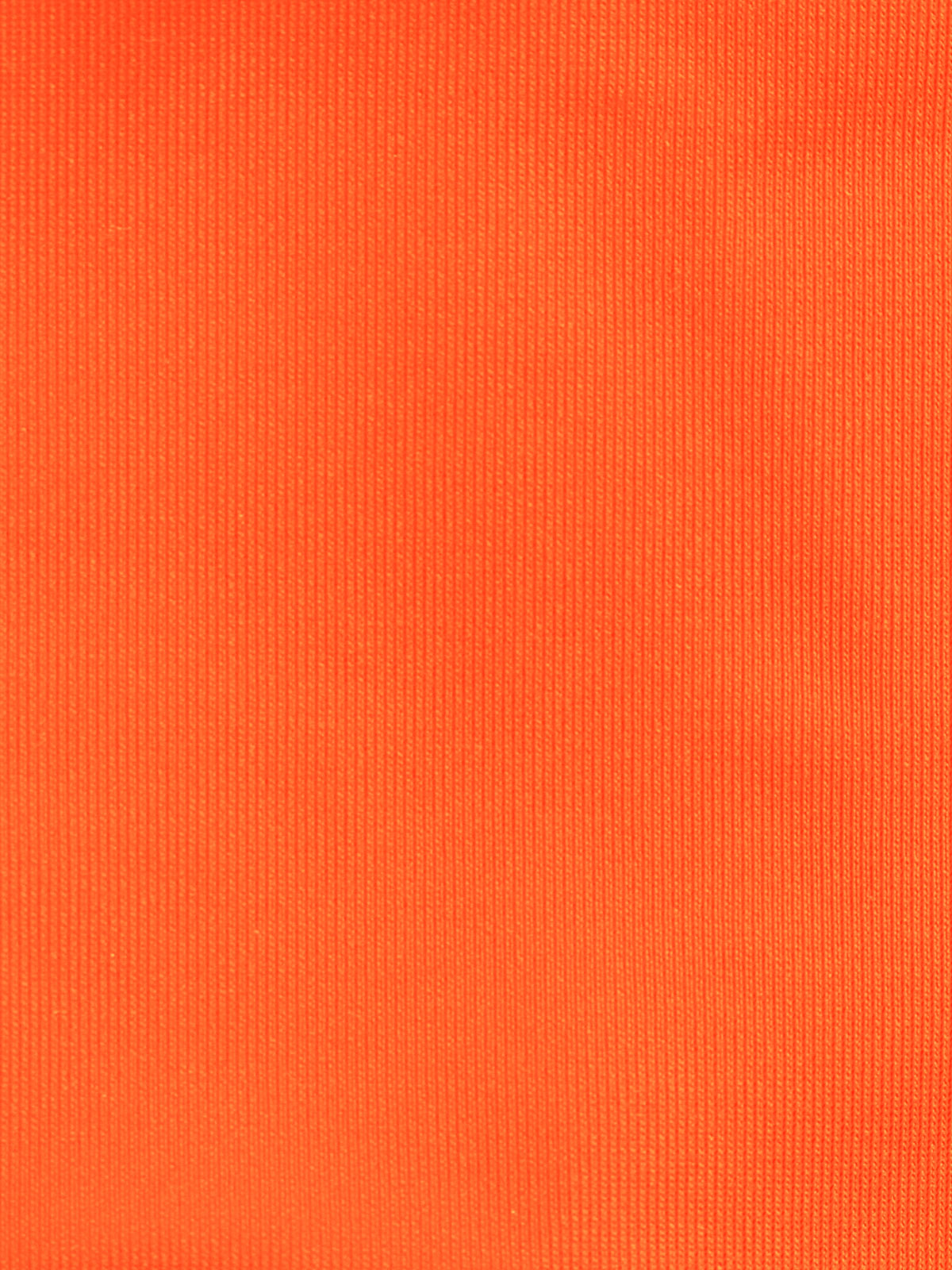 Haut de bikini orange à col en U en ECONYL®