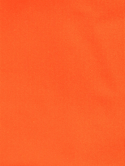 Haut de bikini orange à col en U en ECONYL®