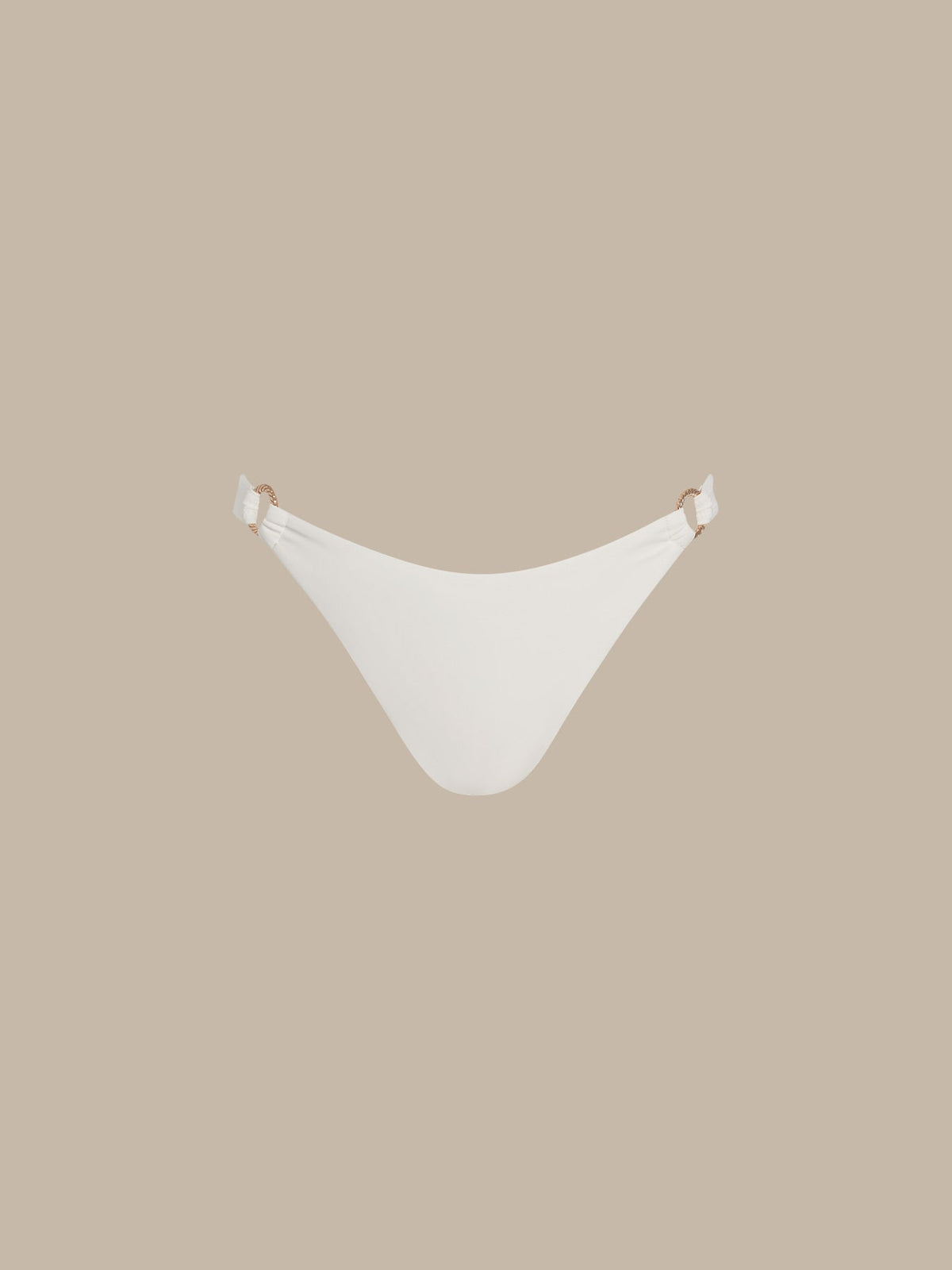 Bikini de Fondo O-Ring Blanco ECONYL®