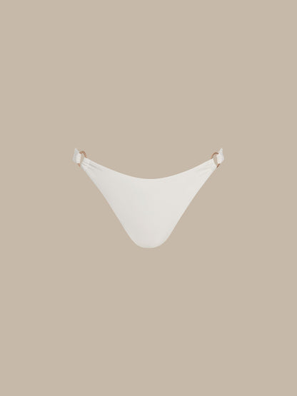 Bikini de Fondo O-Ring Blanco ECONYL®