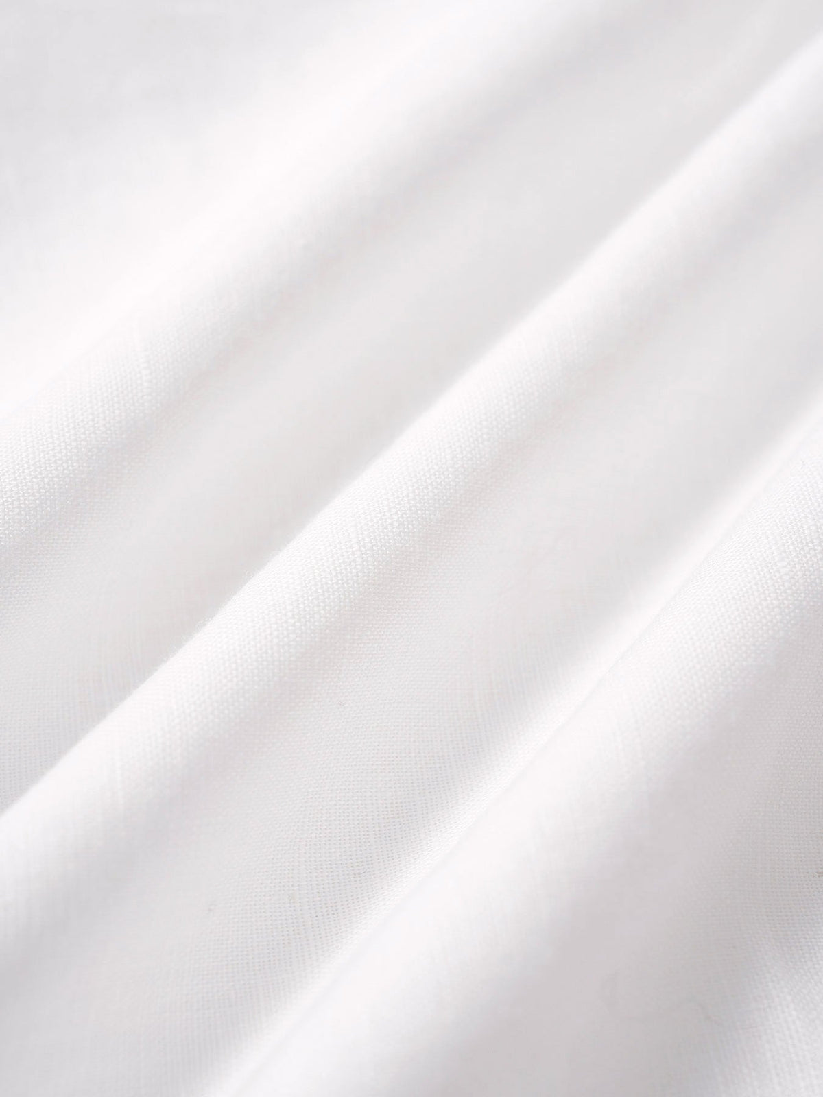 Pantalones Anchos de Algodón-Lino Blancos