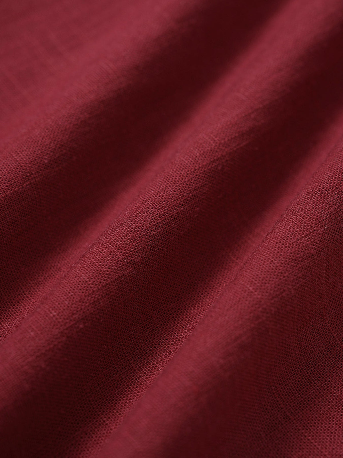 Vestido de Playa Plisado Vino Rojo